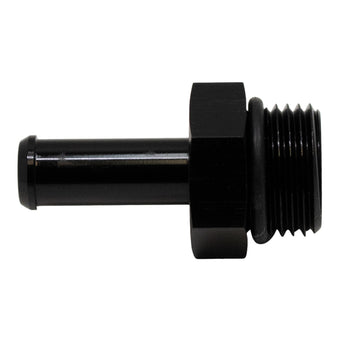 compare product DeatschWerks 8AN ORB Male to 3/8in Male Barb Fitting (Incl O-Ring) - Anodized Matte Black