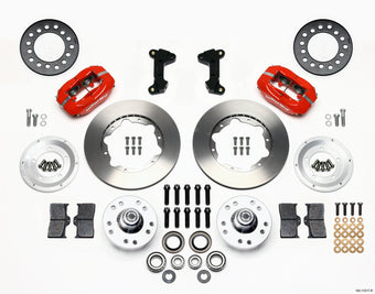 compare product Wilwood Forged Dynalite Front Kit 11.00in Red 74-80 Pinto/Mustang II Disc Spindle only