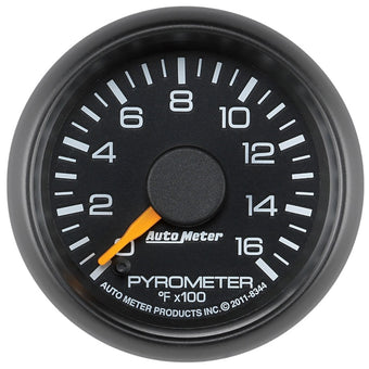 compare product Autometer Factory Match GM 2-1/16in 1600 Degree Electric Pyrometer (EGT) Gauge