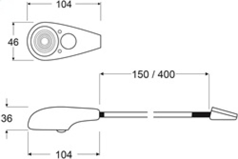 Hella Interiorlamp 400 Bic Md931V Black 2Ja - My Store