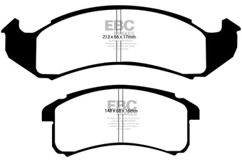 compare product EBC 94-99 Buick Le Sabre (FWD) 3.8 Ultimax2 Front Brake Pads