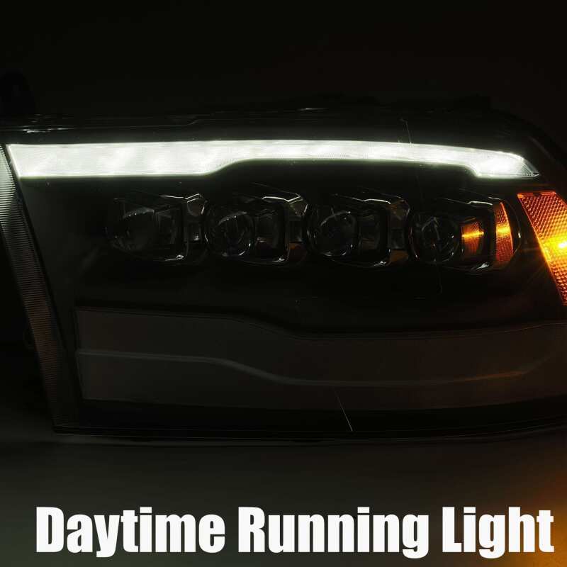 AlphaRex 09 - 18 Dodge Ram 1500HD NOVA LED Projector Headlights Plank Style Design Chrome w/DRL - My Store