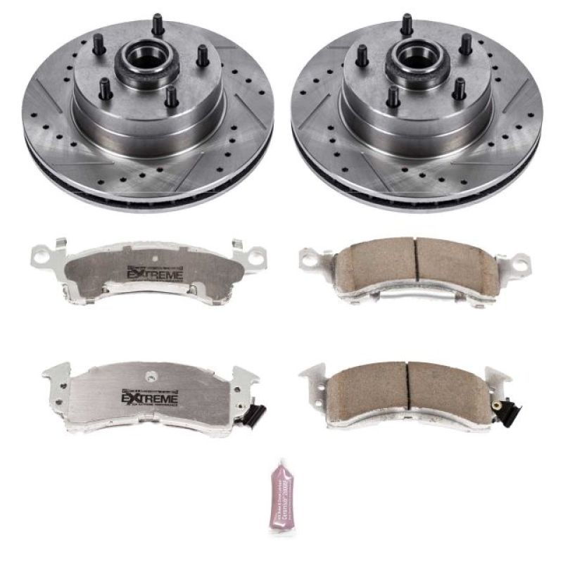 Power Stop 73 - 74 Buick Apollo Front Z26 Street Warrior Brake Kit - My Store