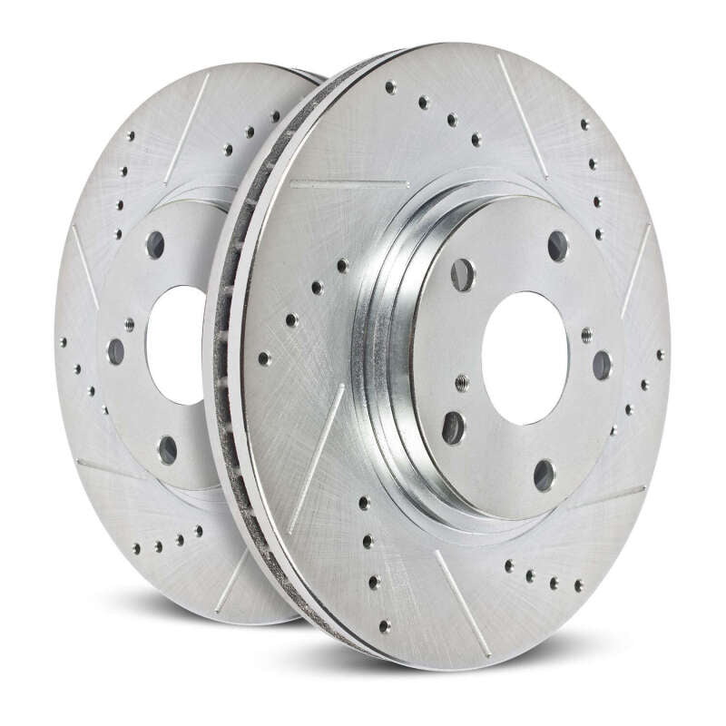 Power Stop 01 - 03 Ford Explorer Sport Front Evolution Drilled & Slotted Rotors - Pair - My Store