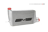 AMS Performance 08 - 15 Mitsubishi EVO X Front Mount Intercooler w/Modular Cast End Tanks & Logo - My Store