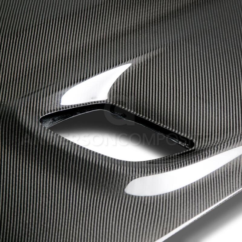 Anderson Composites 15 - 16 Dodge Challenger Hellcat Carbon Fiber Hood - My Store