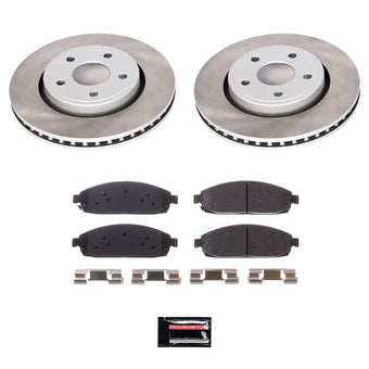 compare product Power Stop 05-10 Jeep Grand Cherokee Front Semi-Coated Rotor Kit
