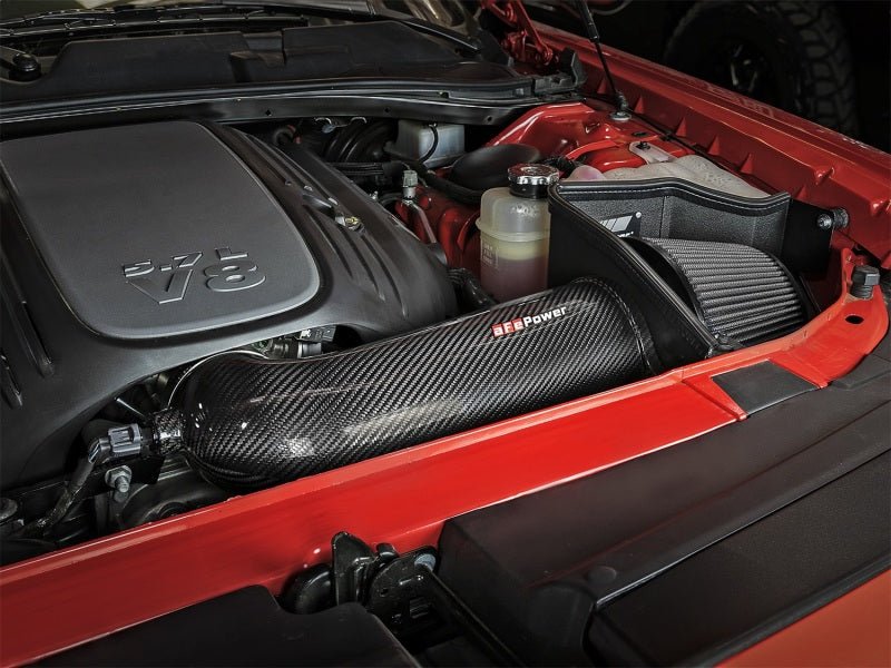 aFe POWER Magnum FORCE Carbon Fiber Stage 2 Track Series Pro Dry S CAIS - 11 - 18 Dodge Challenger V8 - My Store