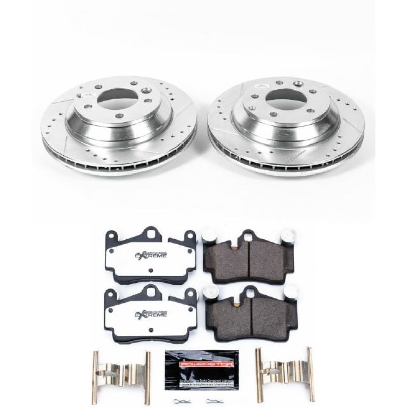 Power Stop 07 - 15 Audi Q7 Rear Z26 Street Warrior Brake Kit - My Store