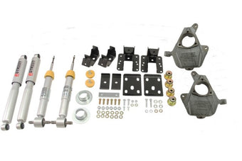 compare product Belltech LOWERING KIT 14 Chev/GM Silverado/Sierra All Cabs 2WD 3in to 4in Front/7in Rear with Shocks