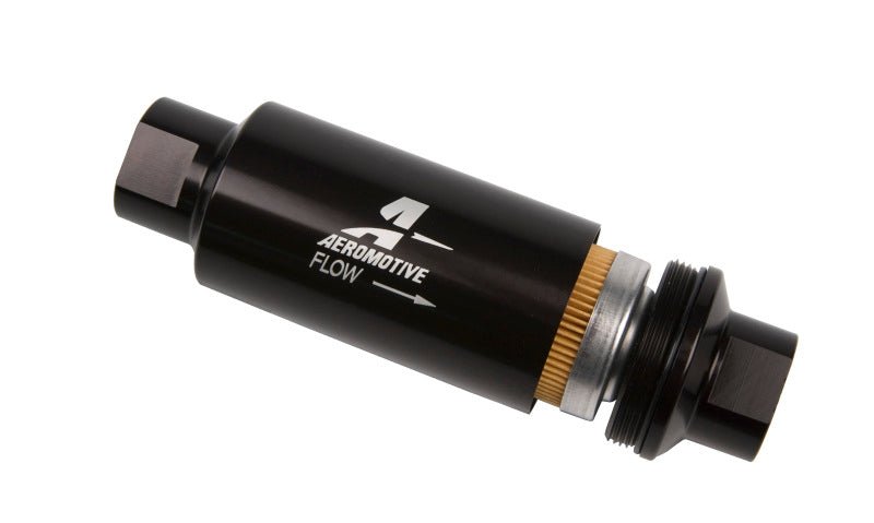Aeromotive In - Line Filter - AN - 10 - Black - 10 Micron - My Store