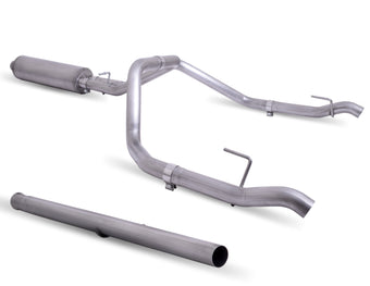 compare product Gibson 19-22 GMC Sierra 1500 Denali 5.3L 3in/2.5in Cat-Back Dual Split Exhaust - Stainless