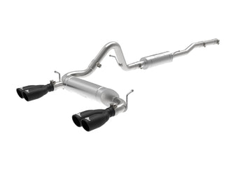 compare product aFe Vulcan Series 2.5in 304SS Cat-Back Exhaust 07-18 Jeep Wrangler (JK) V6-3.6/3.8L w/ Black Tips