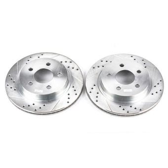 compare product Power Stop 93-97 Chevrolet Camaro Rear Evolution Drilled & Slotted Rotors - Pair