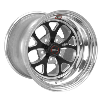 compare product Weld S76 15x10.33 / 5x4.75 BP / 6.5in. BS Black Wheel (Low Pad) - Non-Beadlock
