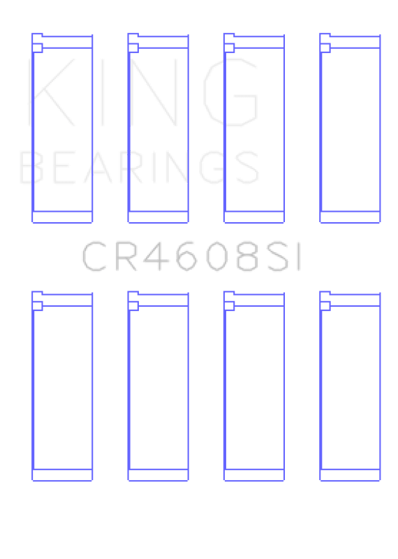 King Engine Bearings Toyota 2ZZ - GE Connecting Rod Bearing Set (Set of 4) - Size STD - My Store