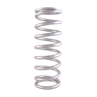 QA1 3 - 4/5in ID Tapered High Travel Pigtail Spring - 9in Length x 450lbs/in - Silver Powder Coated - My Store