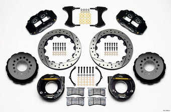 compare product Wilwood Narrow Superlite 4R Rear P-Brk Kit 12.88in Drilled Chevy C-10 2.42 Offset 5-lug