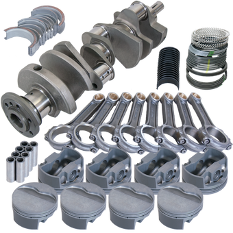 compare product Eagle Pontiac 400 4.250in Crank 6.800in I-Beam Rods -6cc Flat Top 4.155in Pistons Rotating Assembly