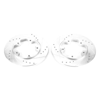 compare product Power Stop 15-19 Ford Transit-150 Rear Evolution Drilled & Slotted Rotors - Pair