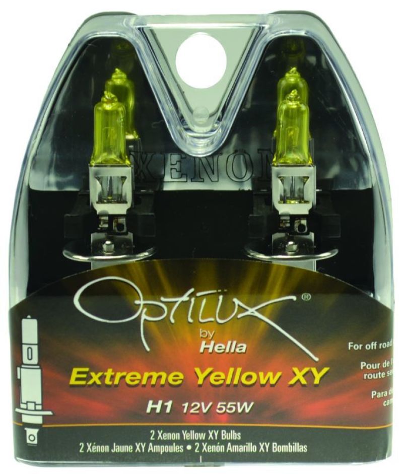 Hella Optilux H1 12V/55W XY Yellow Bulb - My Store