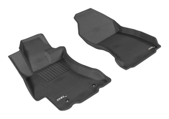 compare product 3D MAXpider 2012-2019 Subaru Impreza/XV Crosstrek/WRX/Sti Kagu 1st Row Floormat - Black