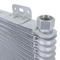 Mishimoto 13 - Row Stacked Plate Transmission Cooler - Silver - My Store