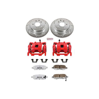 compare product Power Stop 09-14 Nissan Maxima Rear Z26 Street Warrior Brake Kit w/Calipers