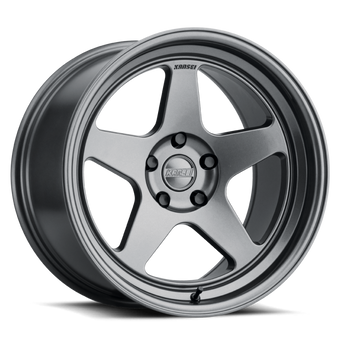 compare product Kansei K12G Knp 18x8.5in / 5x100 BP / 35mm Offset / 73.1mm Bore - Gunmetal Wheel