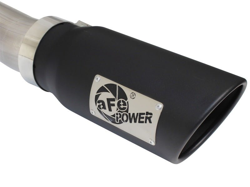 aFe MACHForce XP Exhaust 3in - 3.5in SS Single Side Ext CB w/ Black Tip 99 - 04 Ford F150 V8 5.4L/6.8L - My Store