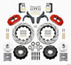 Wilwood Narrow Superlite 6R Front Hub Kit 14.00in Drill Red 59 - 64 Chevy Impala / 63 - 64 Corvette - My Store