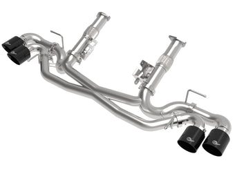 compare product aFe MACH Force-Xp 3in to 2-1/2in 304SS Cat-Back (No Muff.) 2020 Chevy Corvette (C8) 6.2L - Black Tip