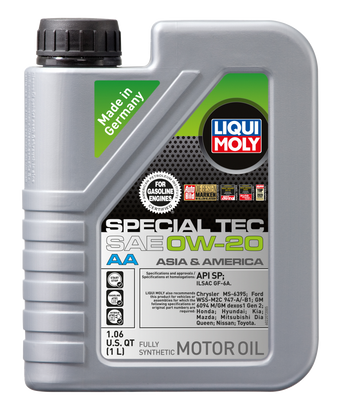 compare product LIQUI MOLY 1L Special Tec AA Motor Oil SAE 0W20