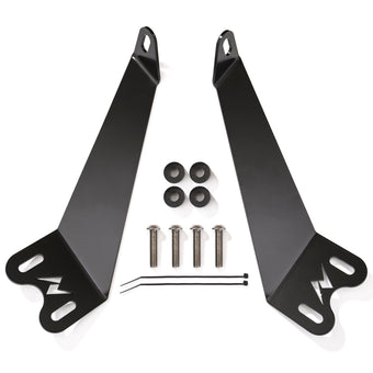 compare product ANZO 2007-2015 Jeep Wrangler 12in inch LED Bar Hood Mounting Brackets