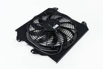 compare product CSF 92-00 Honda Civic All-Aluminum Fan Shroud w/12in SPAL Fan - Black Finish