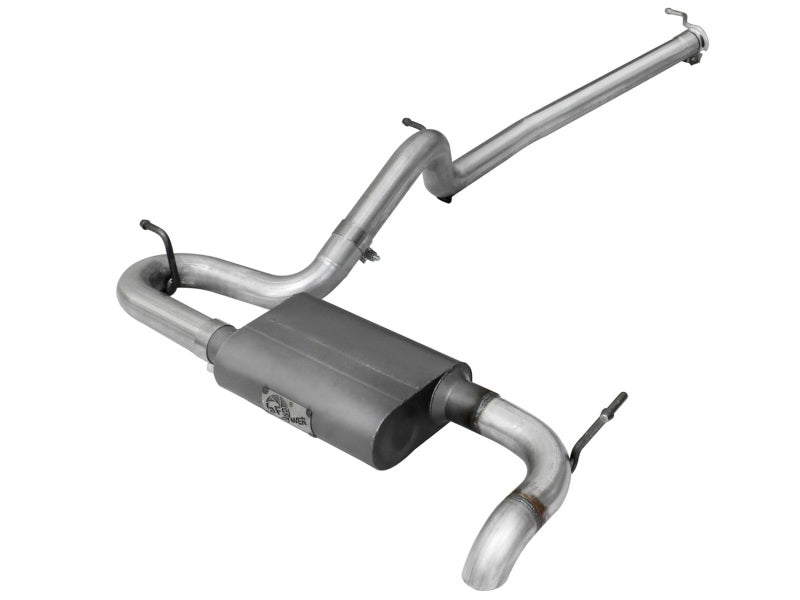 aFe Scorpion Exhaust System Cat Back 2.5in Aluminized Hi - Tuck 07 - 18 Jeep Wrangler JK V6 3.6/3.8L - My Store