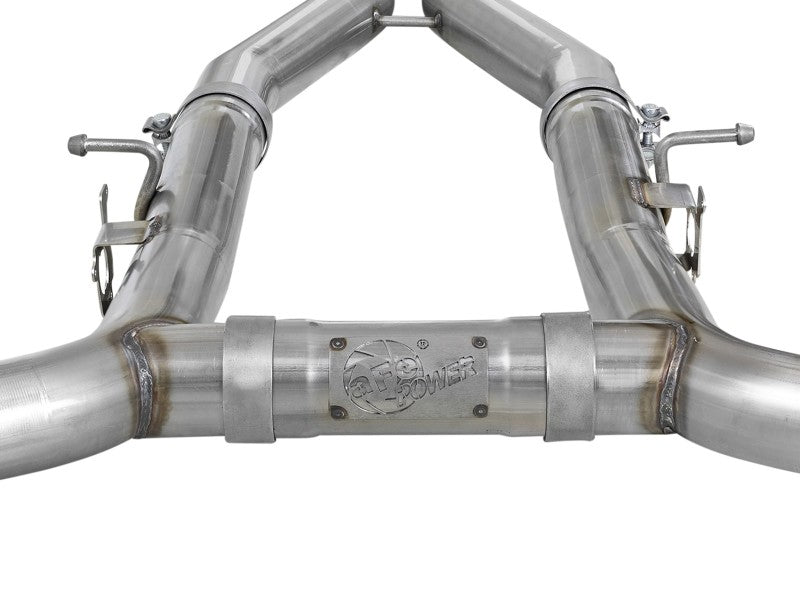 aFe MACH Force - Xp 3in 304 SS Cat - Back Exhaust 15 - 20 Dodge Charger Hellcat V8 - 6.2L/6.4L w/o Muffler - My Store