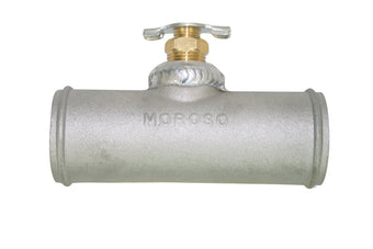 compare product Moroso Radiator Hose Bleed/Drain - 3/8in Petcock - 1-1/2in to 1-1/2in Hose - Cast Aluminum