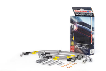compare product Goodridge 13-15 Nissan Sentra w/ Rear Disc Brakes SS Brake Line Kit