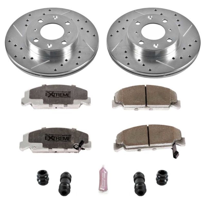 Power Stop 88 - 89 Honda CRX Front Z26 Street Warrior Brake Kit - My Store