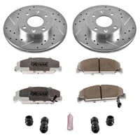 Power Stop 88 - 89 Honda CRX Front Z26 Street Warrior Brake Kit - My Store