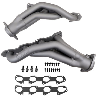 compare product BBK 11-20 Dodge Challenger Hemi 6.4L Shorty Tuned Length Exhaust Headers - 1-7/8in Titanium Ceramic