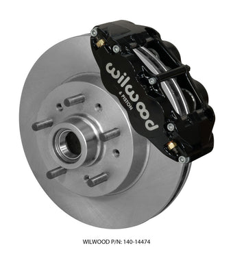 compare product Wilwood Narrow Superlite 6R Front Brake Kit 11.86in Black 64-70 GM C10 w/ Factory Drum Spindles