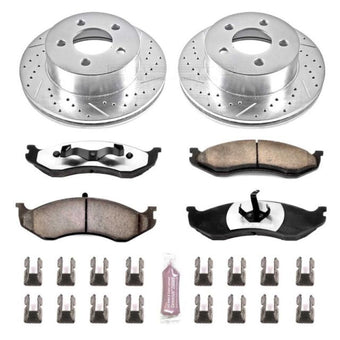 compare product Power Stop 99-01 Jeep Cherokee Front Z36 Truck & Tow Brake Kit