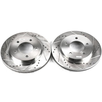 compare product Power Stop 97-03 Ford F-150 Front Evolution Drilled & Slotted Rotors - Pair