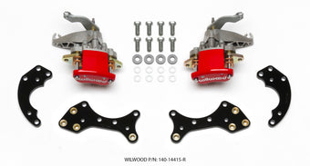 compare product Wilwood P/S Retrofit Kit w/MC4 P-Brake Forged Dynalite Pro Street 12.19in Rear Kits