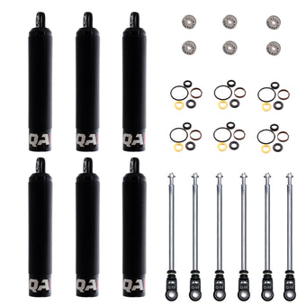 compare product QA1 18.25 Eye-B/Eye-B V-None Dry Shock Large Aluminum Coilover 12.38 - 6 Pack