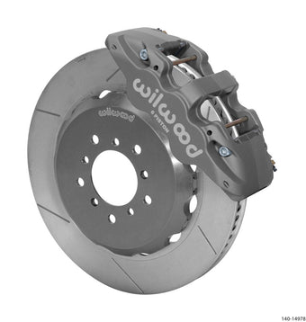 compare product Wilwood AERO6R/ST Front 14.00in Road Race Kit - Gray Hard Anodize 00-06 BMW M3 (E46)