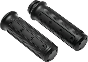 compare product Kuryakyn Heavy Industry Grips Throttle-By-Wire Black