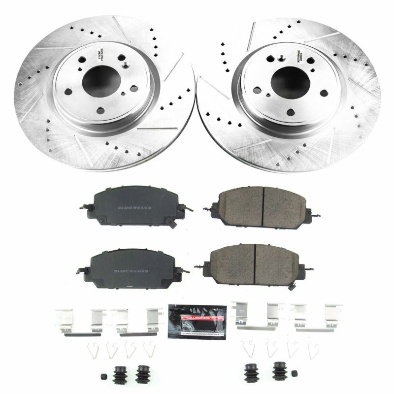Power Stop 17 - 18 Honda CR - V Front Z23 Evolution Sport Brake Kit - My Store
